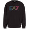 Ea7 Multi Coloured Brand Logo Black Jumper