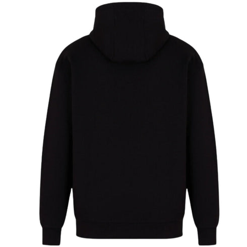 Ea7 Multi Coloured Brand Logo Black Hoodie