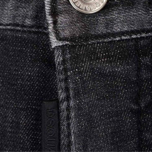 Dsquared2 S74Lb1450 S30357 900 Black Denim Pants Mens