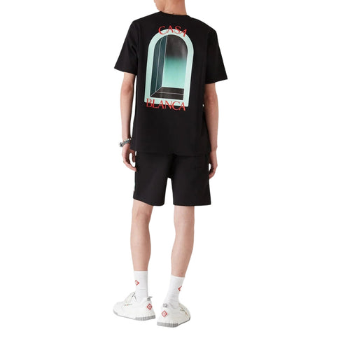 Casablanca Mpf25Jts00130Exce Black T Shirt