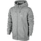 Nike Swoosh Logo Grey Zip-Up Hoodie XS