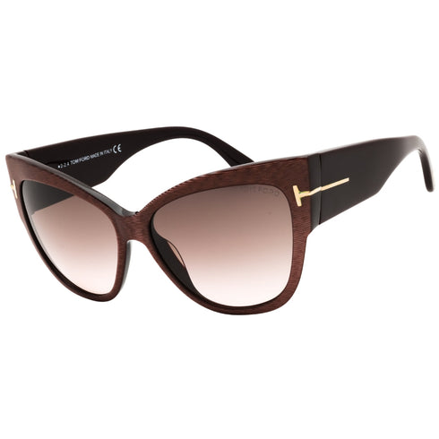 Tom Ford Ft0371 50F Dark Brown/Other / Gradient Brown Sunglasses One Size