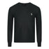 Aquascutum Check A Logo Black V-Neck Jumper - Nova Clothing