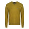Aquascutum Check A Logo Dark Yellow V-Neck Jumper - Nova Clothing