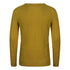 Aquascutum Check A Logo Dark Yellow V-Neck Jumper - Nova Clothing
