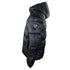 EA7 Plain Black Hooded Jacket