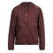 Ea7 Lightweight Hooded Bitter Chocolate Bomber Jacket - Style Centre Wholesale