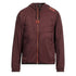 Ea7 Lightweight Hooded Bitter Chocolate Bomber Jacket - Style Centre Wholesale