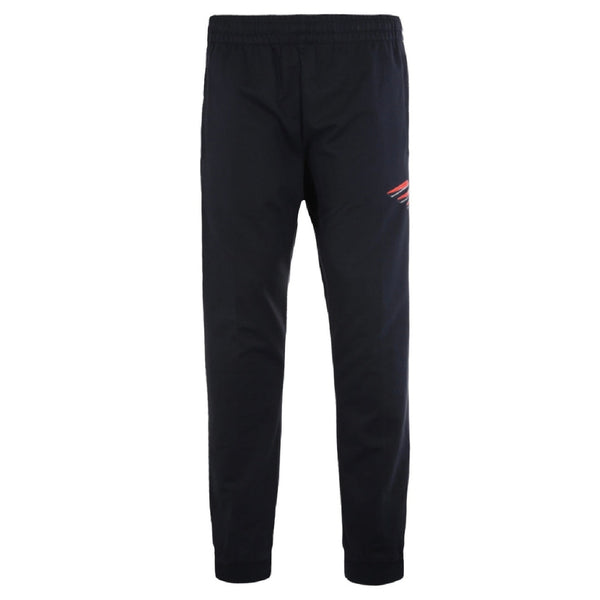Ea7 Striped Navy Blue Sweatpants