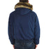 Armani Jeans Navy Blue Fur Trimmed Hood Jacket