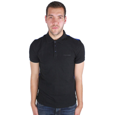 Amani Jeans 6y6f24 1200 Black Polo Shirt