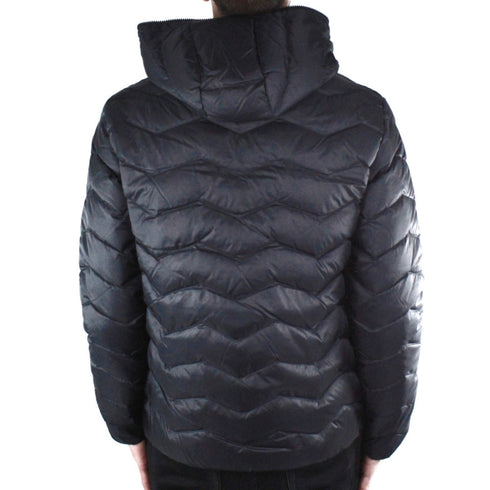 EA7 Black Full Zip Closure Jacket