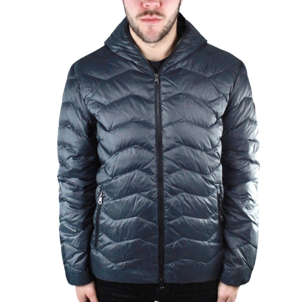 EA7 Dark Blue Full Zip Closure Jacket