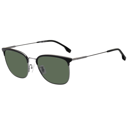Hugo Boss Green PZ Lensed Black Dark Ruthenium Frame Sunglasses BOSS 1285 FK 0ANS UC