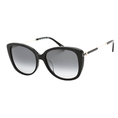 Kate Spade Lorene/F/S 0807 9O Black / Grey Shaded Sunglasses Female One Size