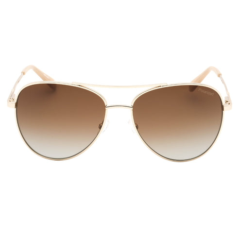 Banana Republic Brown SF PZ Lens Light Gold Sunglasses One Size