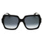 Moschino MOS127/S 0807 9O BLACK/DARK GREY SF Sunglasses 56X19X140 One Size