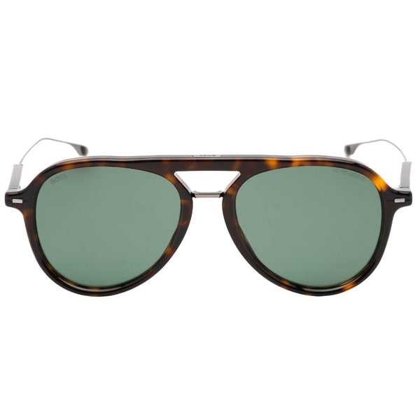 Hugo Boss BOSS 1356/S 0086 YP Havana / Green Sunglasses One Size