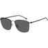 Hugo Boss Grey Polarised Lens Matte Dark Ruthenium Grey Sunglasses BOSS 1405 FK 0R809