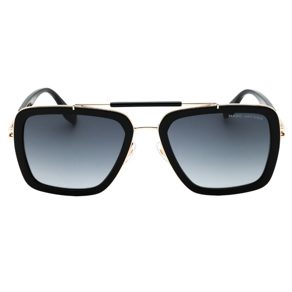 Marc Jacobs MARC 674/S 0807 9O Black/Gold/Grey Gradient Sunglasses Male One Size