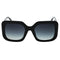 Marc Jacobs MARC 647/S 008A WJ Black/Grey Gradient Sunglasses Female One Size