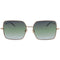 Hugo Boss Rose Gold Metal Frame Grey Green Lensed Sunglasses BOSS 1531 0000 IB