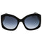 Marc Jacobs MARC 722/S 0807 9O BLACK/GREY SF Sunglasses Female 56X22X130 One Size