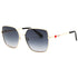 Moschino Love Mol075/S 0000 9O Rose Gold/Dark Grey Sf Sunglasses 56X17X140 One Size
