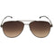 Hugo Boss BOSS 1641/S 0R80 HA MTDK RUTHENIUM/BROWN SF Sunglasses Male 60X14X150 One Size