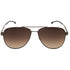 Hugo Boss BOSS 1641/S 0R80 HA MTDK RUTHENIUM/BROWN SF Sunglasses Male 60X14X150 One Size