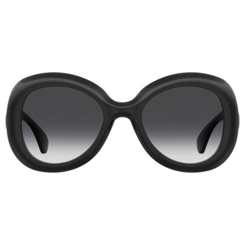 Moschino Bold Rounded Frame Black Sunglasses MOS162 0807 9O