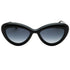 Moschino Mos163/S 0807 9O Black/Dark Grey Sf Sunglasses 55X19X140 One Size