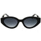 Moschino Mos160/S 0807 9O Black/Dark Grey Sunglasses 51X20X145 One Size
