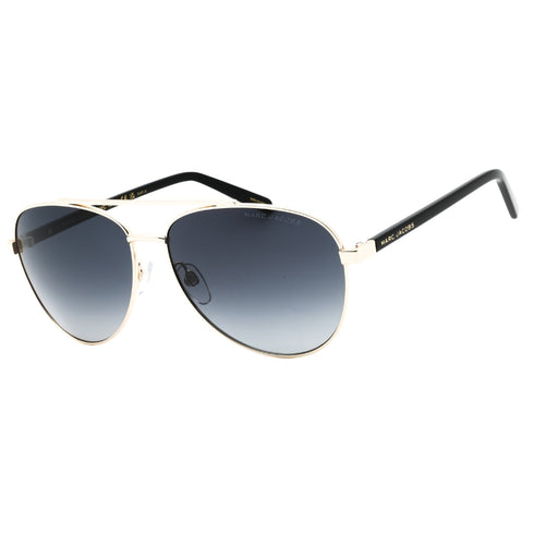 Marc Jacobs Marc 760/S 0Rhl 9O Gold/Black/Dark Grey Gradient Sunglasses Female One Size
