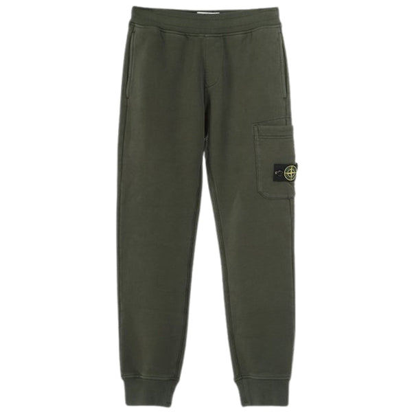 Stone Island Pocket Patch Green Sweattpants 6Y