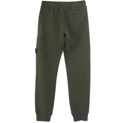 Stone Island Pocket Patch Green Sweattpants 6Y
