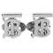 BURBERRY 8035698 Burberry Cufflinks Men's TB Logo Silver PALLADIO (Silver) CUFFLINKS MALE One Size