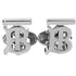 BURBERRY 8035698 Burberry Cufflinks Men's TB Logo Silver PALLADIO (Silver) CUFFLINKS MALE One Size