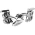 BURBERRY 8035698 Burberry Cufflinks Men's TB Logo Silver PALLADIO (Silver) CUFFLINKS MALE One Size