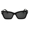 Off-White Cincinnati 1007 Black / Dark Grey Sunglasses One Size