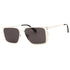 Off White Yoder 7207 Silver Dark Grey Sunglasses