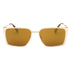 Off-White Yoder 7676 Gold / Gold Mirror Sunglasses One Size