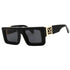 Off-White Leonardo 1007 Black / Dark Grey Sunglasses One Size