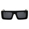 Off-White Leonardo 1007 Black / Dark Grey Sunglasses One Size