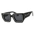 Off-White Francisco 1007 Black / Dark Grey Sunglasses One Size