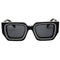 Off-White Francisco 1007 Black / Dark Grey Sunglasses One Size
