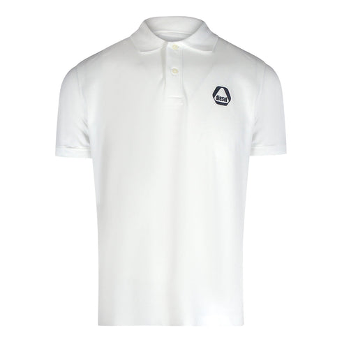 Diesel T-SMITH 8-3 POLO RQIAH 100 White Polos M S
