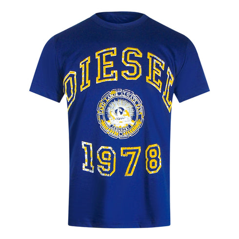 Diesel T-DIEGOR 250118 OFF MAGLIETTA RPHAX 81E Navy Blue T-Shirt M XS