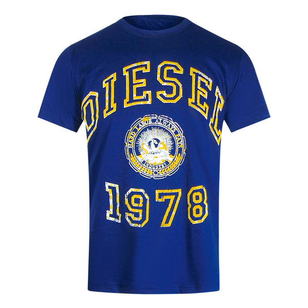 Diesel T-DIEGOR 250118 OFF MAGLIETTA RPHAX 81E Navy Blue T-Shirt M XS