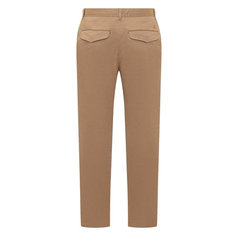 BURBERRY 8055173 Burberry Shilton Cotton Chino Trousers CAMEL (Beige) CHINO TROUSERS MALE W36 / 32L